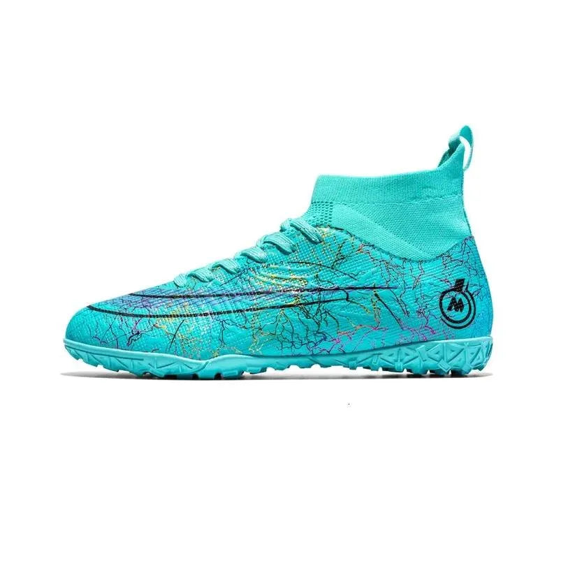 Soccer Shoes Fg/Tf Society Mens Football Boots Grass Anti-Slip Outdoor Training Cleats Futsal Sneakers Children Sports Footwear 240607 Dhzqf