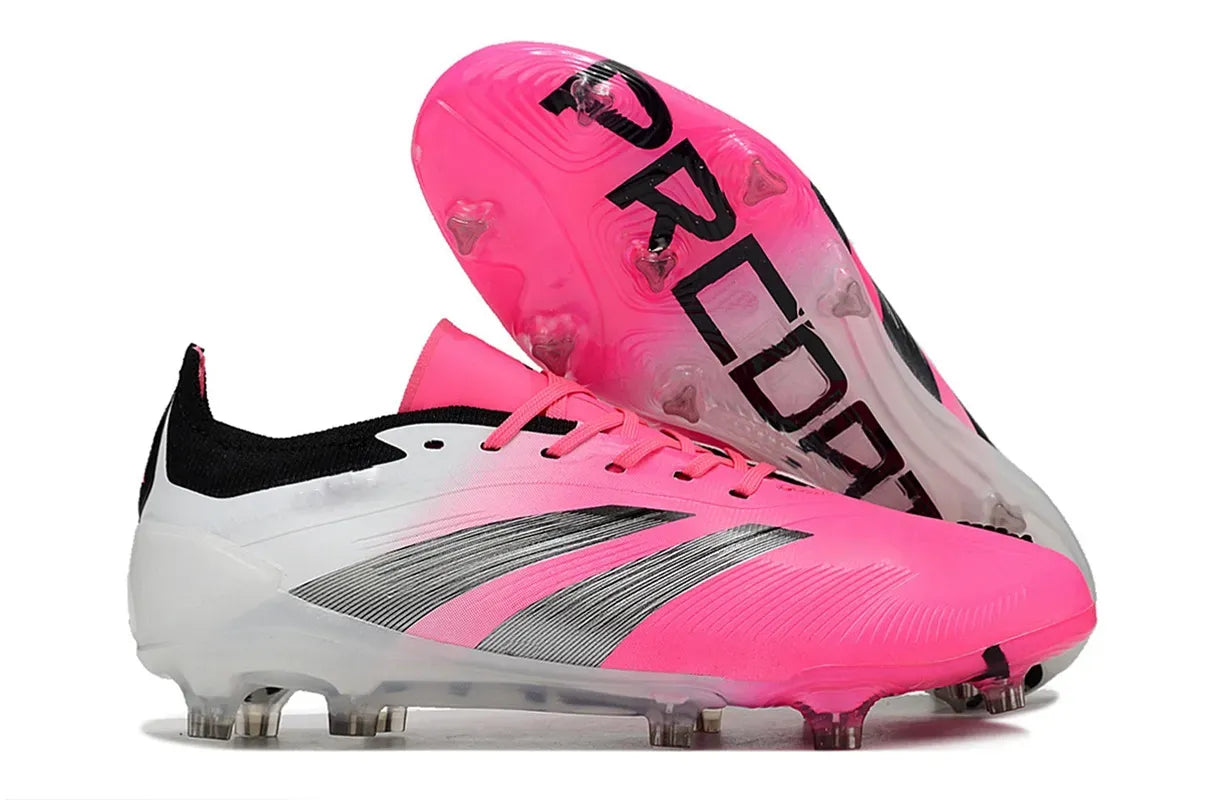 Soccer Shoes Predat0r Elite Laceless FG Men Team Solar Green Merky Reemergence Energy Citrus Pack Euro Pure Strik Pearlized Football Cleats
