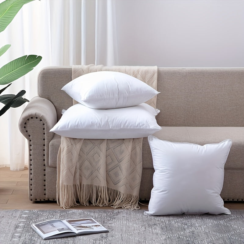 1/2/4pcs White Pillow Inserts, Sofa Pillow And Cushion, Dinning Chair Seat Cushion Office Living Room Seat Cushion For Room Decor Home Decor
