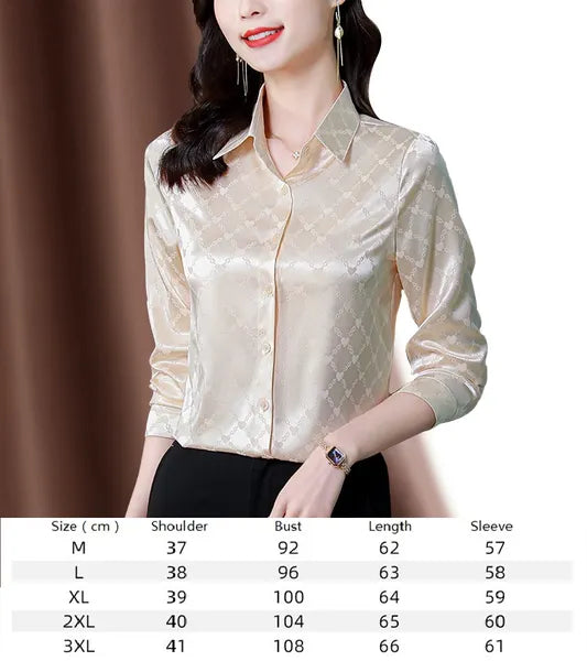 Vintage Butterfly Printed Runway Silk Blouses Women Fashion Designer Striped Shirts Slim Business Office Ladies Button Spring Summer Long Sleeve Tops