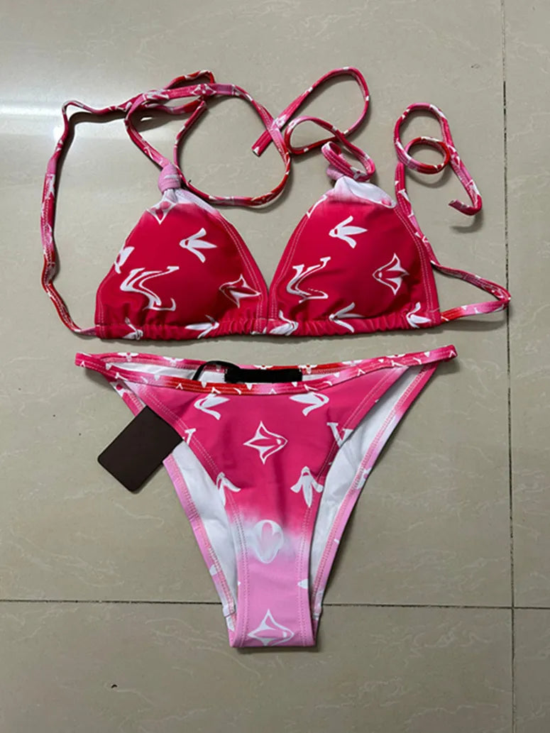 Women Black One Piece Swimwear Designer Padded Bikinis ss Summer Beach Swim Biquinis Letter Print Vacation Hot Spring Bathing Suit #3288