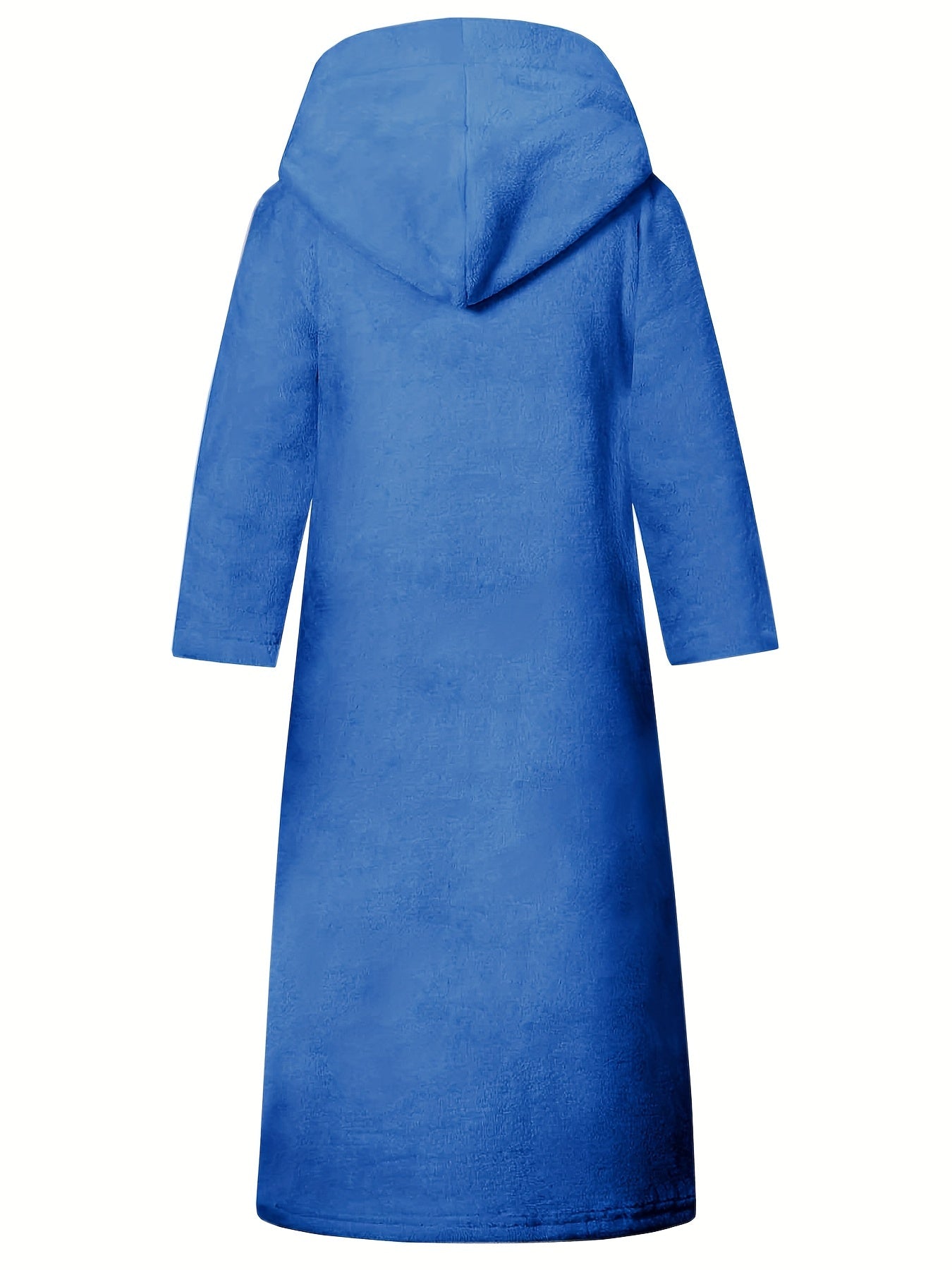 Ultra-Soft Men's Fleece Robe - Hooded Home Pajamas with Pocket, One-Piece Kimono Style Night-Robe for Warmth and Comfort After Bath - Cozy Winter Loungewear for Relaxation