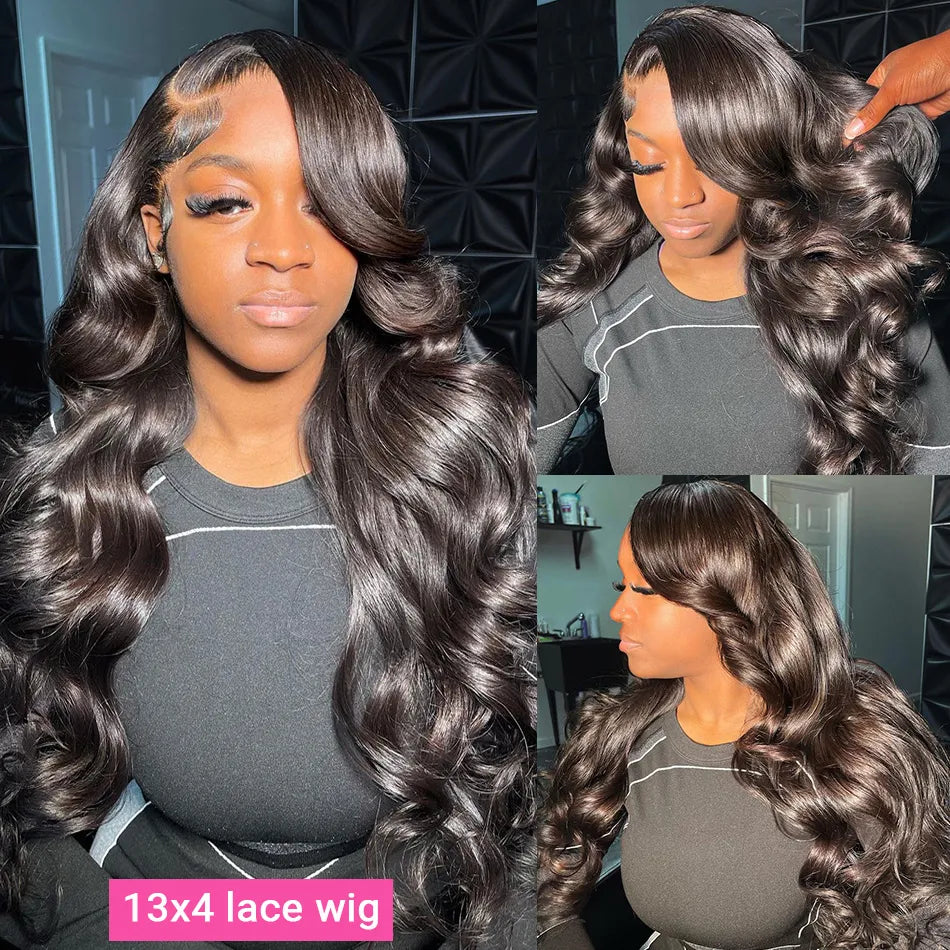 Body Wave Glueless Wig Human Hair 13x4 Lace Front Wig Ready To Wear 360 Lace Wig Human Hair PrePlucked 13x6 Lace Frontal Wig