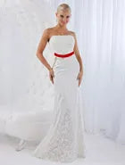 Backless Evening Dresses Ball Gown Plus Size Lace Appliques Prom Gowns Spaghetti Straps Sweep Train Special Occasion Dress