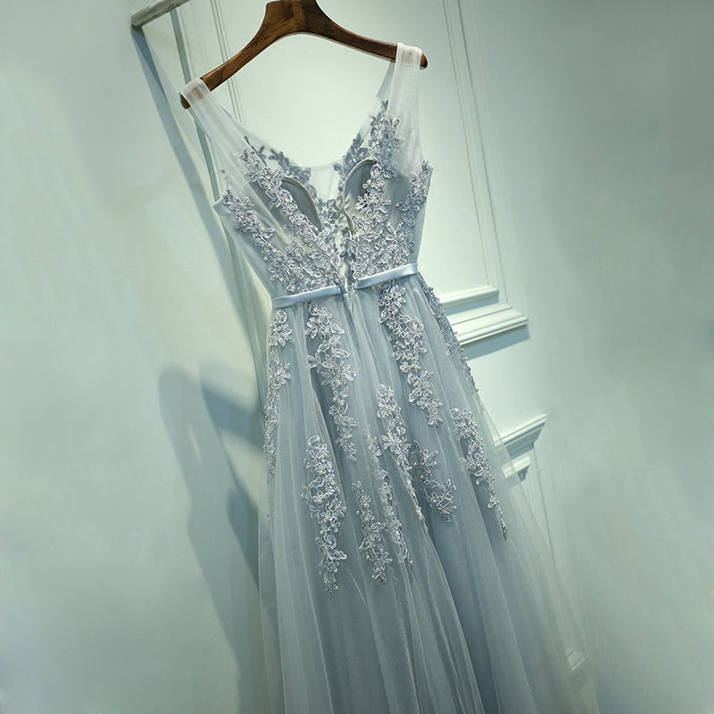 2025 Dress New Banquet Evening Dress Bridal Toast Dress Long Celebrity Party Dress Host Bridesmaid Dress