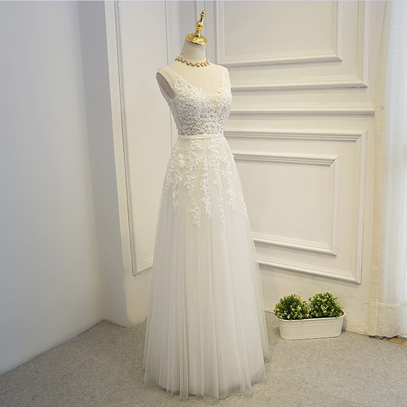 2025 Dress New Banquet Evening Dress Bridal Toast Dress Long Celebrity Party Dress Host Bridesmaid Dress