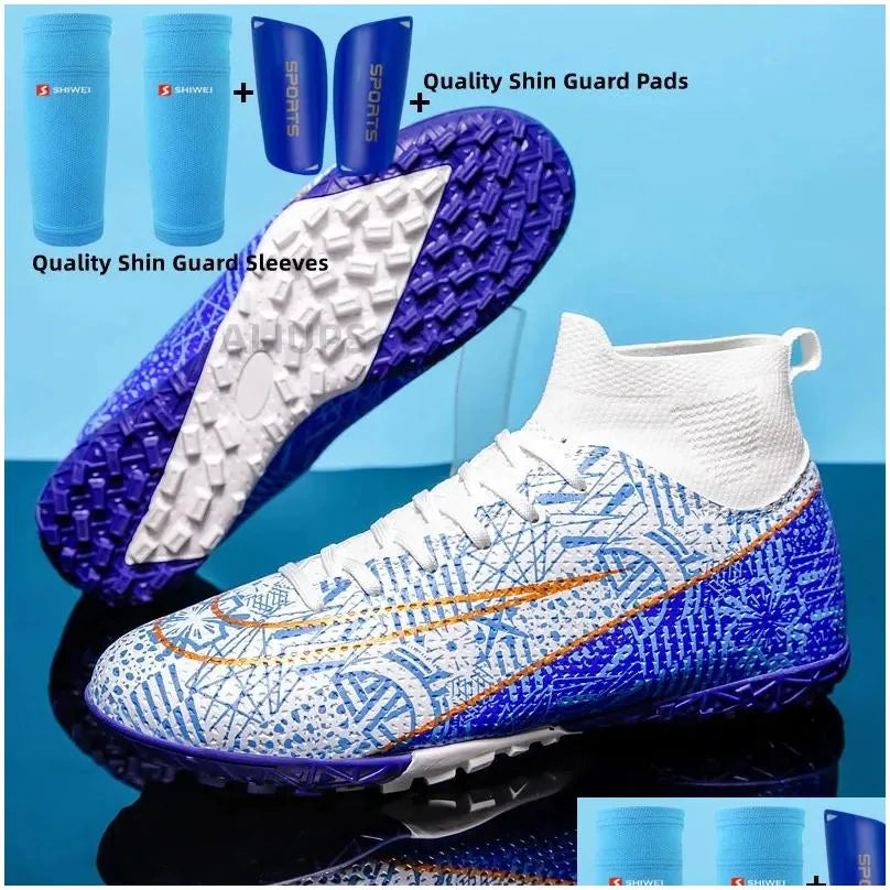 Soccer Shoes Quality Football For Men Cleats Children Original Boots Kids Uni Futsal 240607 Drop Delivery Accessories Sports Dhqzr