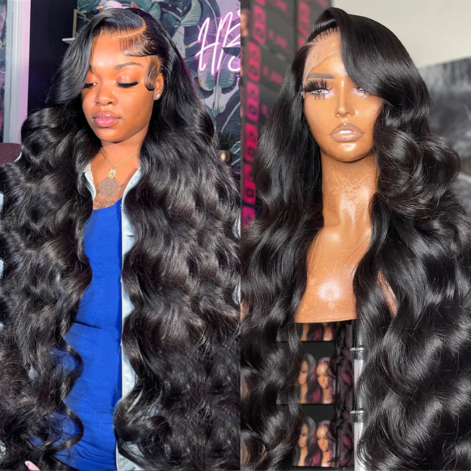250 Density Highlight Body Wave Human Hair Wig Hd Transparent Lace Frontal Wigs for Women Honey Blonde Lace Front Wig Synthetic Preplucked