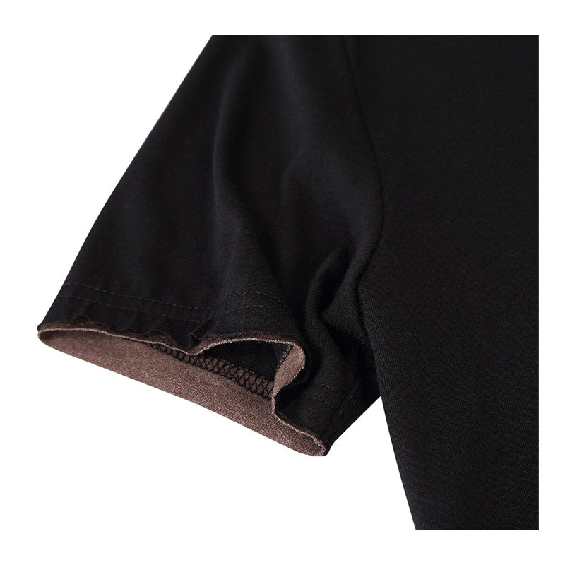 ZLLKL 2025 Hot trade men's long-sleeved men's clothes, autumn t-shirt men's t-shirt solid color Henry clothing customization