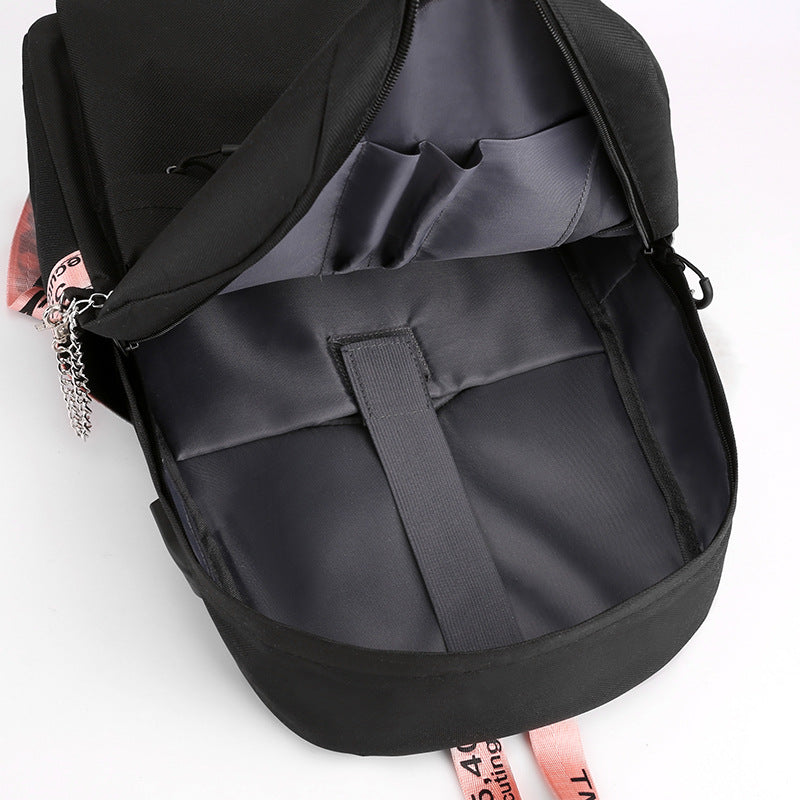 Cross-Border New Luminous Backpack Elementary and Middle School Student Schoolbags Women's Backpack