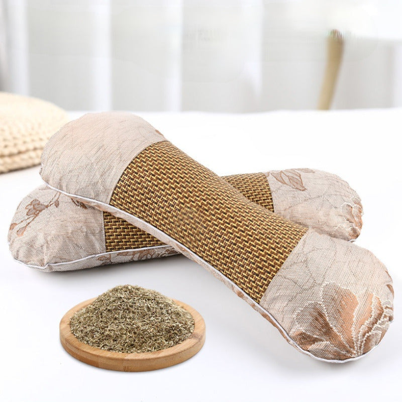 Orthopedic Cervical Buckwheat Pillow with Chinese Herbal Medicine Core for Neck Traction and Support