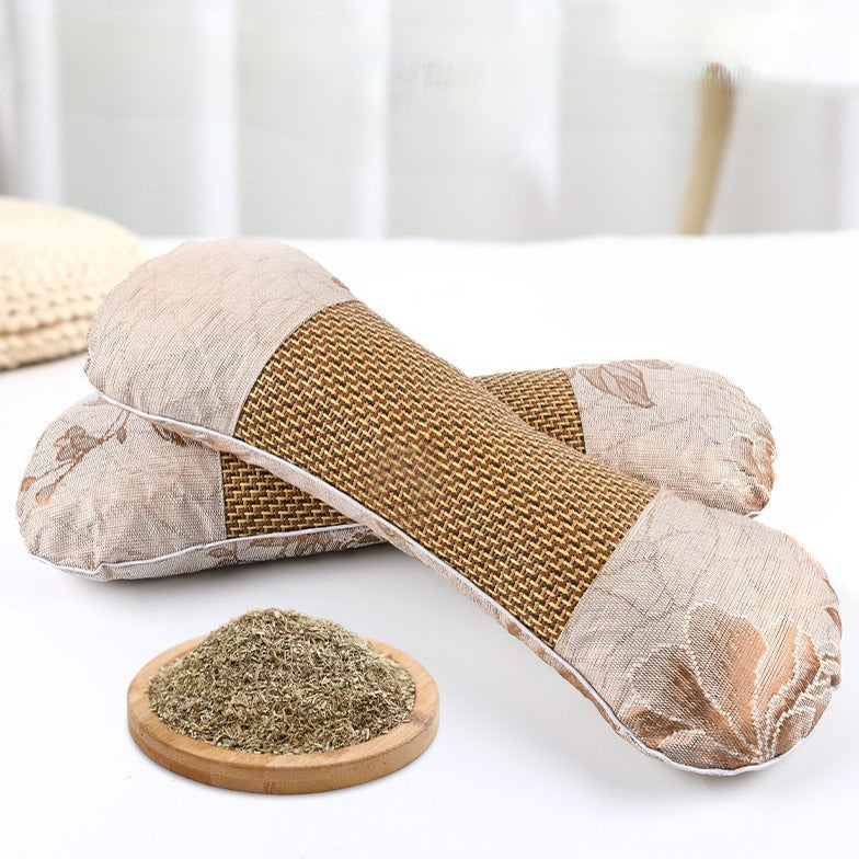 Orthopedic Cervical Buckwheat Pillow with Chinese Herbal Medicine Core for Neck Traction and Support