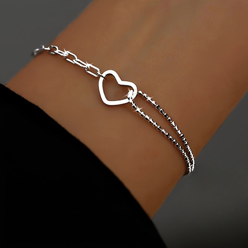 1.6g/0.06oz S925 Sterling Silver Dainty Link Chain Bracelet - Timeless Hand Jewelry Decoration with Gift Box for Any Occasion, Perfect Accessory for Women and Girls