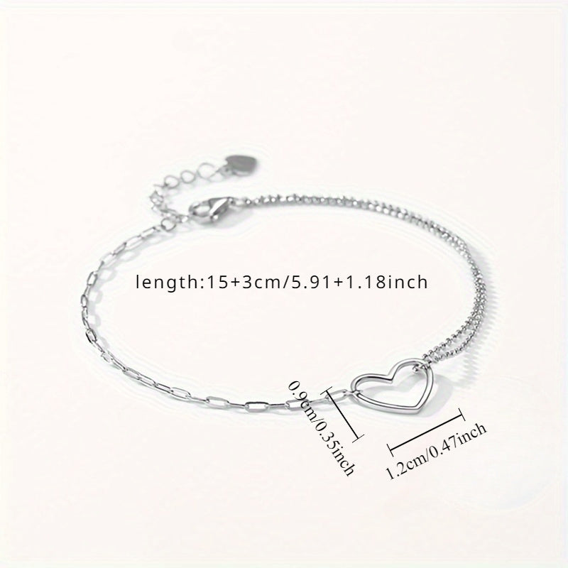 1.6g/0.06oz S925 Sterling Silver Dainty Link Chain Bracelet - Timeless Hand Jewelry Decoration with Gift Box for Any Occasion, Perfect Accessory for Women and Girls