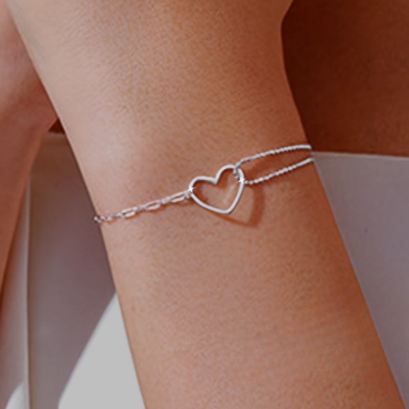 1.6g/0.06oz S925 Sterling Silver Dainty Link Chain Bracelet - Timeless Hand Jewelry Decoration with Gift Box for Any Occasion, Perfect Accessory for Women and Girls
