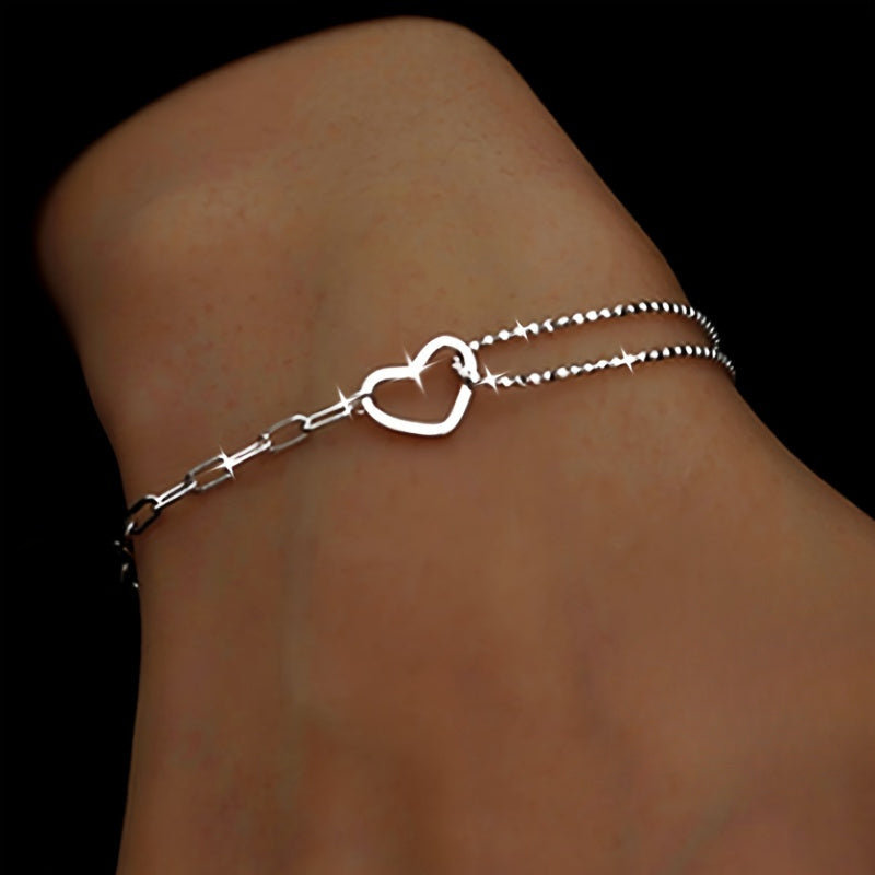 1.6g/0.06oz S925 Sterling Silver Dainty Link Chain Bracelet - Timeless Hand Jewelry Decoration with Gift Box for Any Occasion, Perfect Accessory for Women and Girls
