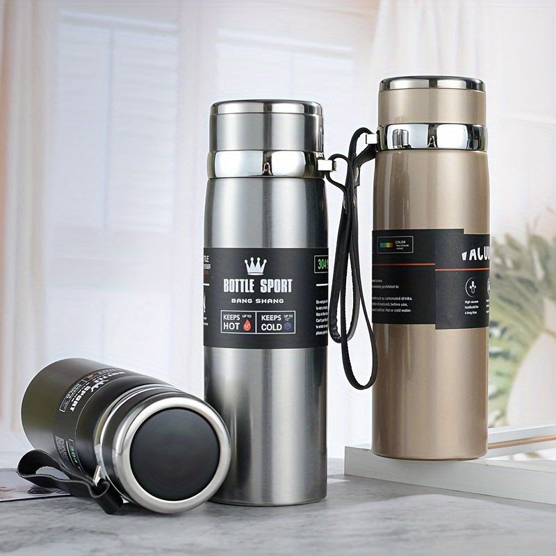 27.05oz Stainless Steel Insulated Travel Mug - Double-Walled, Leakproof & Shatterproof For Hot And Cold Drinks - Perfect For Outdoor Activities, Office Use, And As A Holiday Gift