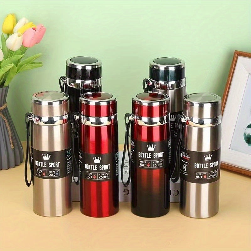 27.05oz Stainless Steel Insulated Travel Mug - Double-Walled, Leakproof & Shatterproof For Hot And Cold Drinks - Perfect For Outdoor Activities, Office Use, And As A Holiday Gift