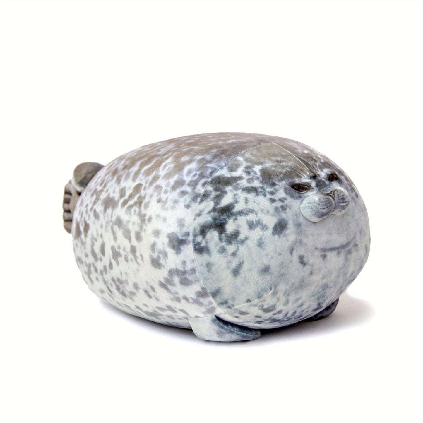 Vintage-Style Chubby Seal Plush Pillow - Soft Polyester, Animal Theme, Perfect for Bed & Sofa Decor, Ideal Gift for Birthdays, Valentine's Day, Christmas