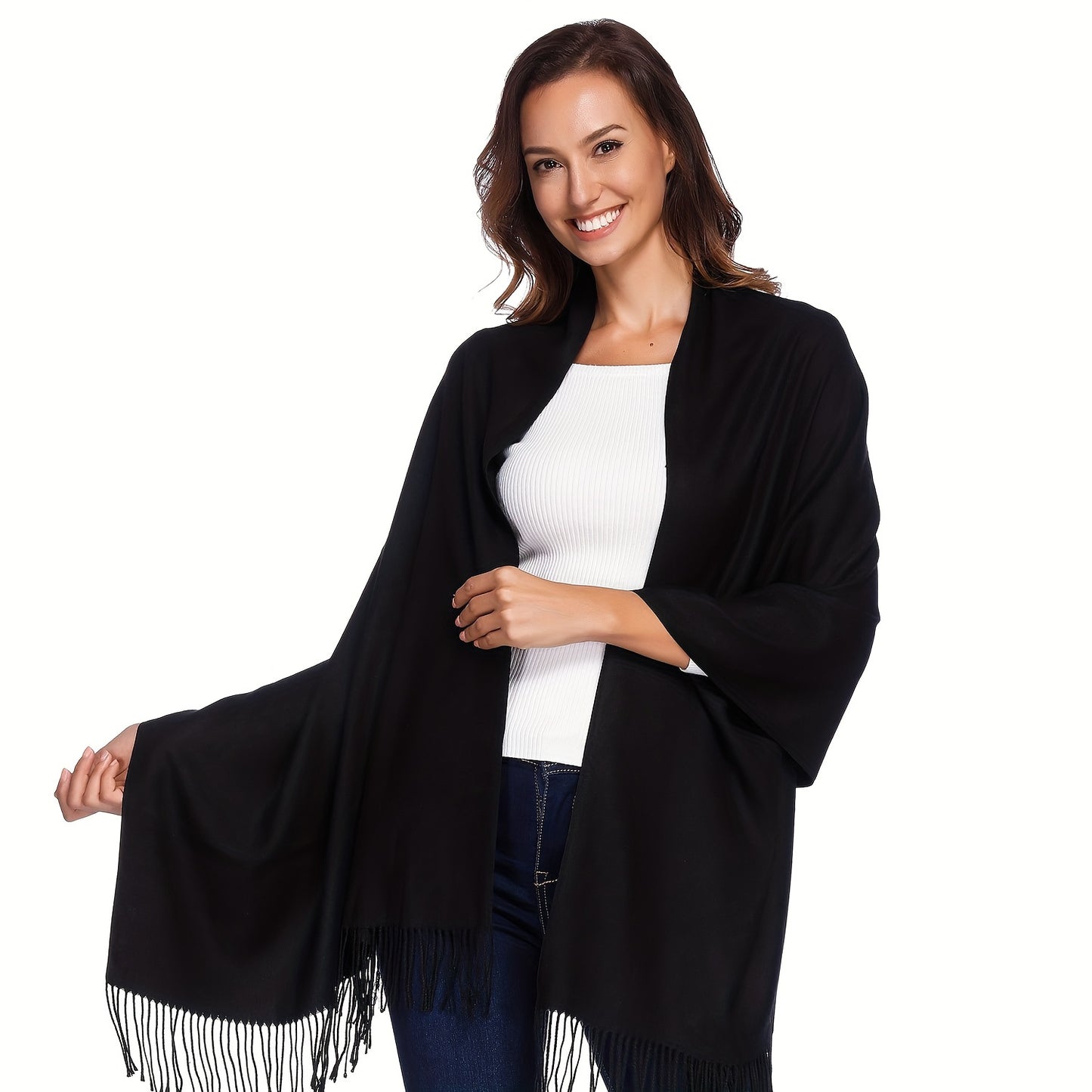 Luxurious Pashmina Shawls and Wraps - Soft, Warm, and Oversized for Winter - Perfect for Bridesmaids, Weddings, Evening Dresses, and Cold Weather - Ideal Gift for Women