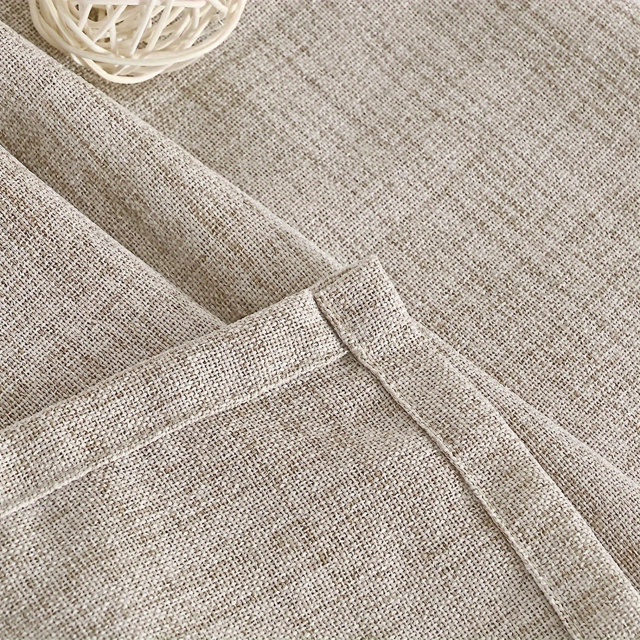 2pcs Grommet Top Curtains, Light Filtering Window Drapes, Window Treatments For Bedroom Living Room, Home Decoration, Room Decoration