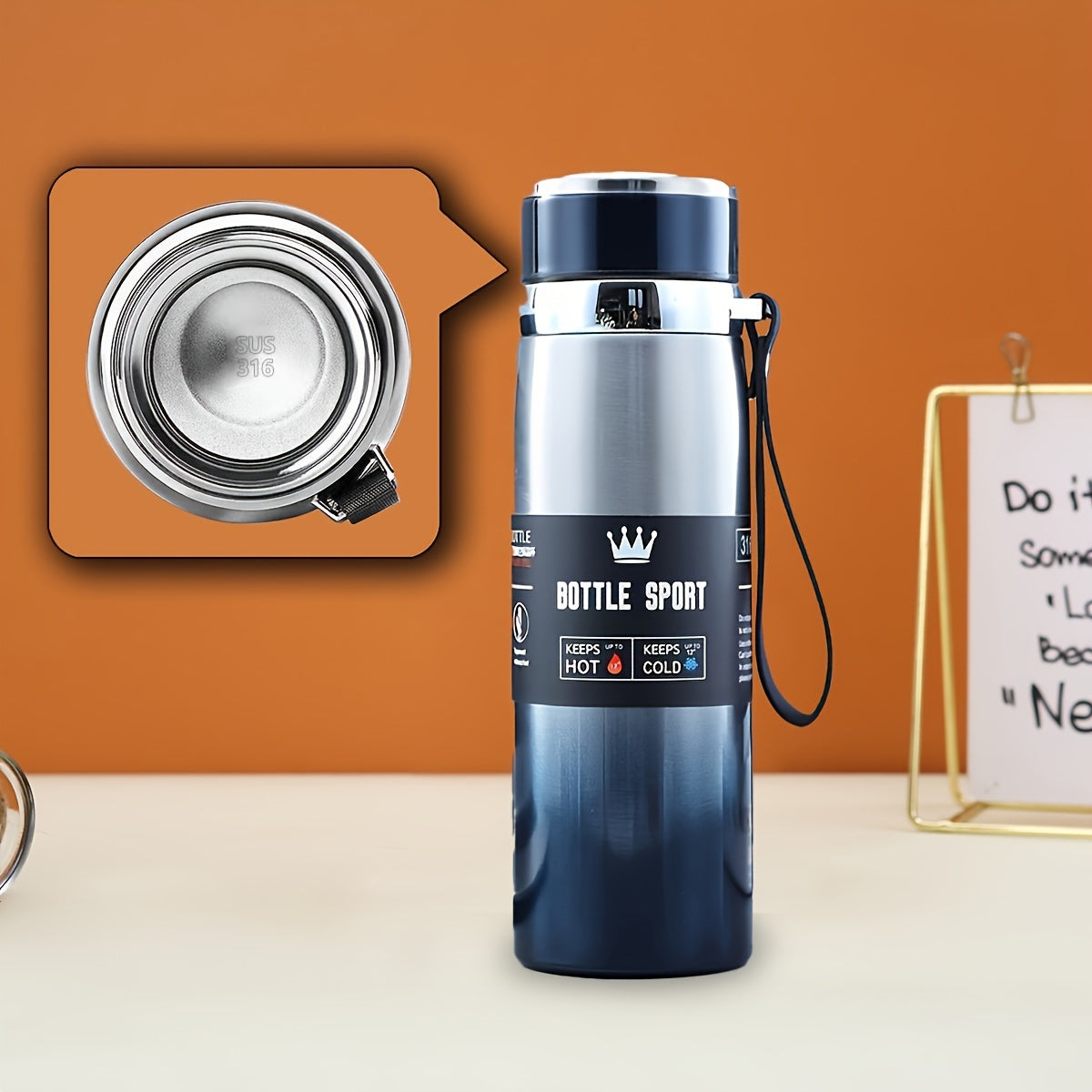 27.05oz Stainless Steel Insulated Travel Mug - Double-Walled, Leakproof & Shatterproof For Hot And Cold Drinks - Perfect For Outdoor Activities, Office Use, And As A Holiday Gift