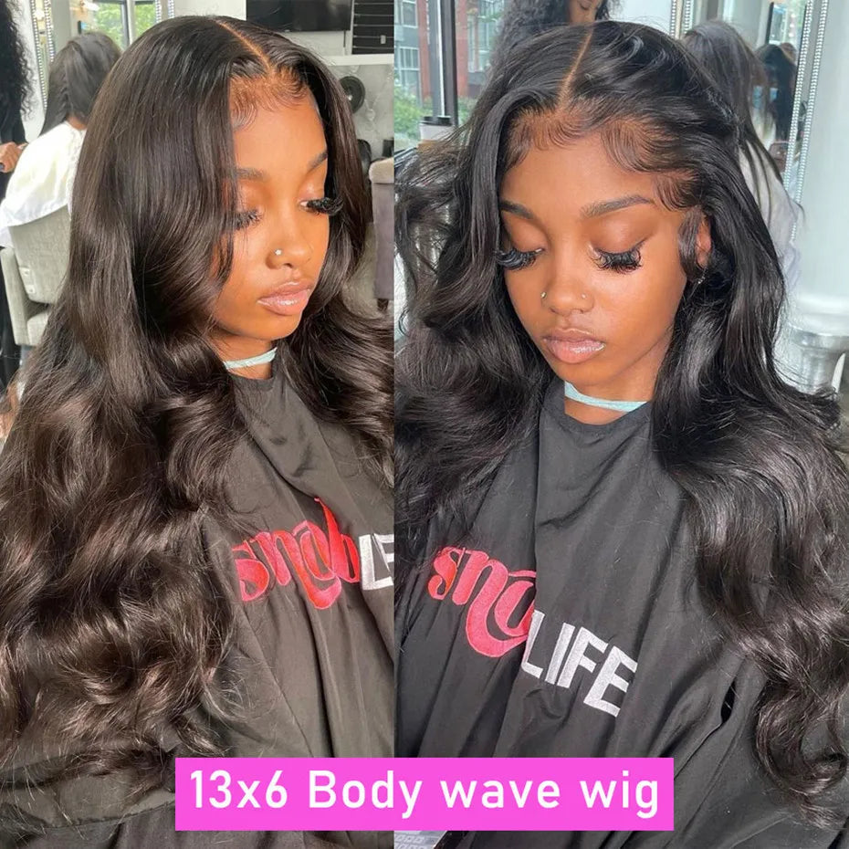 Body Wave Glueless Wig Human Hair 13x4 Lace Front Wig Ready To Wear 360 Lace Wig Human Hair PrePlucked 13x6 Lace Frontal Wig