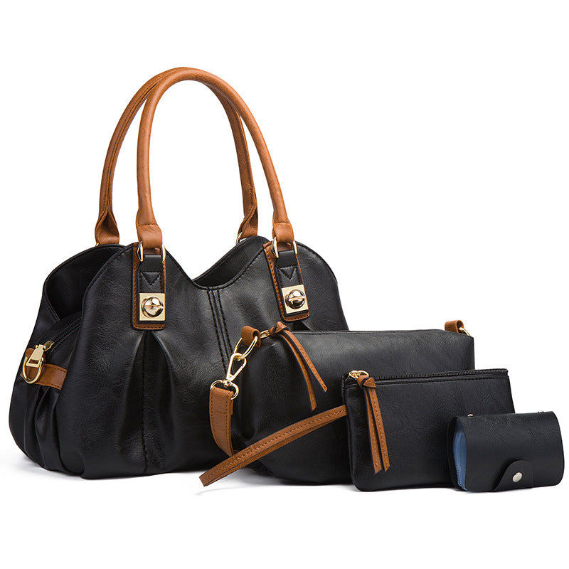 ZLLKL 2025popular new retro mother and child bag three-piece set 2025 fashion handbag shoulder bag oblique span bag factory wholesale