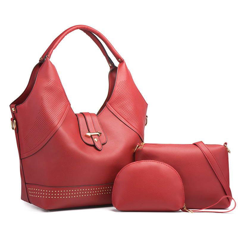ZLLKL 2025New mother and child bag three-piece set, 2025 fashion women's bag factory one piece delivery wholesale