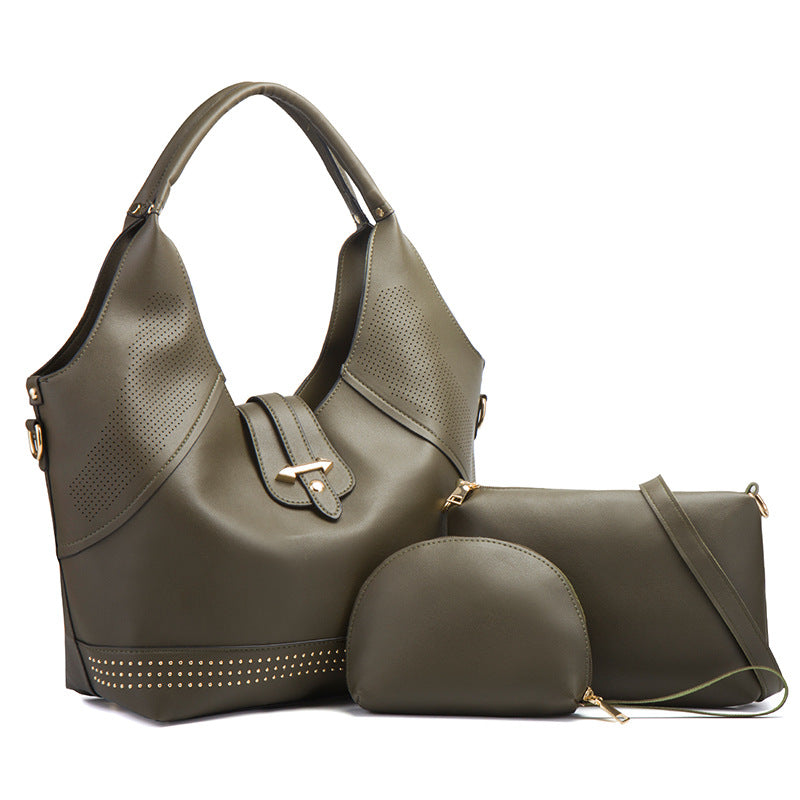 ZLLKL 2025New mother and child bag three-piece set, 2025 fashion women's bag factory one piece delivery wholesale
