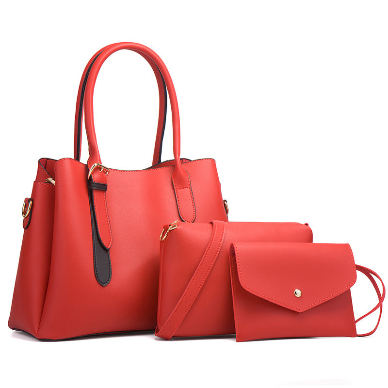 ZLLKL 2025Fashion three-piece set of children and mothers, new portable single shoulder oblique span, large-capacity women's bags, factory delivery, wholesale explosion