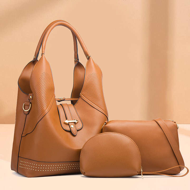 ZLLKL 2025New mother and child bag three-piece set, 2025 fashion women's bag factory one piece delivery wholesale