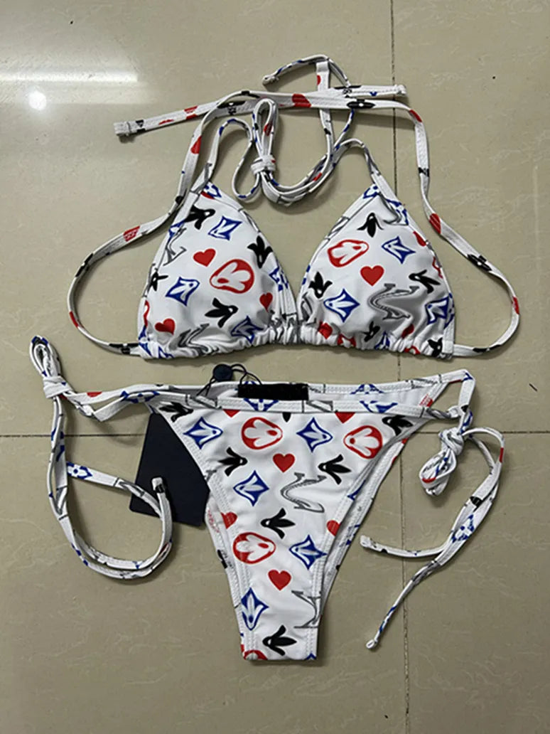 Women Black One Piece Swimwear Designer Padded Bikinis ss Summer Beach Swim Biquinis Letter Print Vacation Hot Spring Bathing Suit #3288