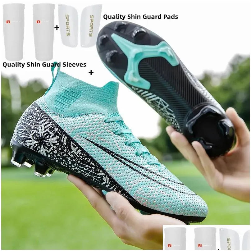 Soccer Shoes Quality Football For Men Cleats Children Original Boots Kids Uni Futsal 240607 Drop Delivery Accessories Sports Dhqzr