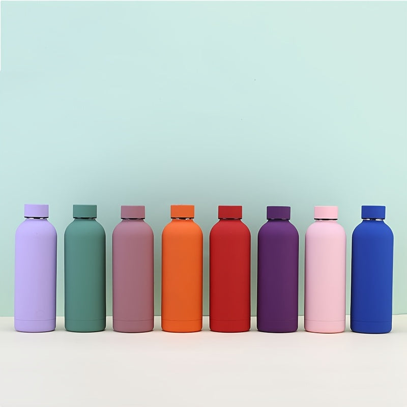 1pc 304 Stainless Steel Vacuum Insulated Cup, Double-layer Sports Water Bottle, Suitable For Outdoor Sports, Fitness Training, 350ml/500ml/750ml(11.83oz/16.91oz/25.36oz)