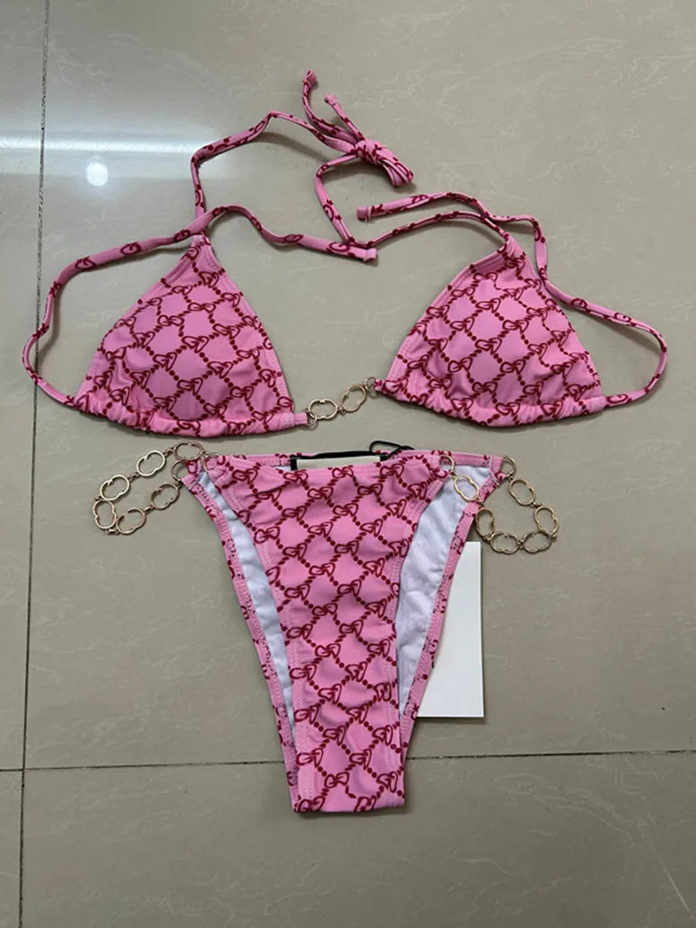 Women Black One Piece Swimwear Designer Padded Bikinis ss Summer Beach Swim Biquinis Letter Print Vacation Hot Spring Bathing Suit #3288