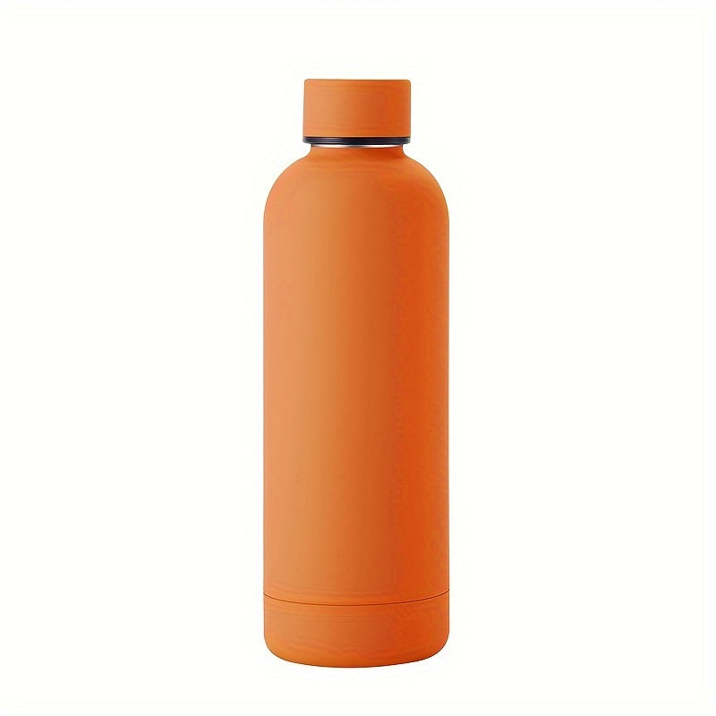 1pc 304 Stainless Steel Vacuum Insulated Cup, Double-layer Sports Water Bottle, Suitable For Outdoor Sports, Fitness Training, 350ml/500ml/750ml(11.83oz/16.91oz/25.36oz)