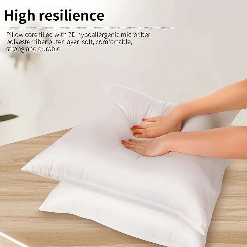 1/2/4pcs White Pillow Inserts, Sofa Pillow And Cushion, Dinning Chair Seat Cushion Office Living Room Seat Cushion For Room Decor Home Decor