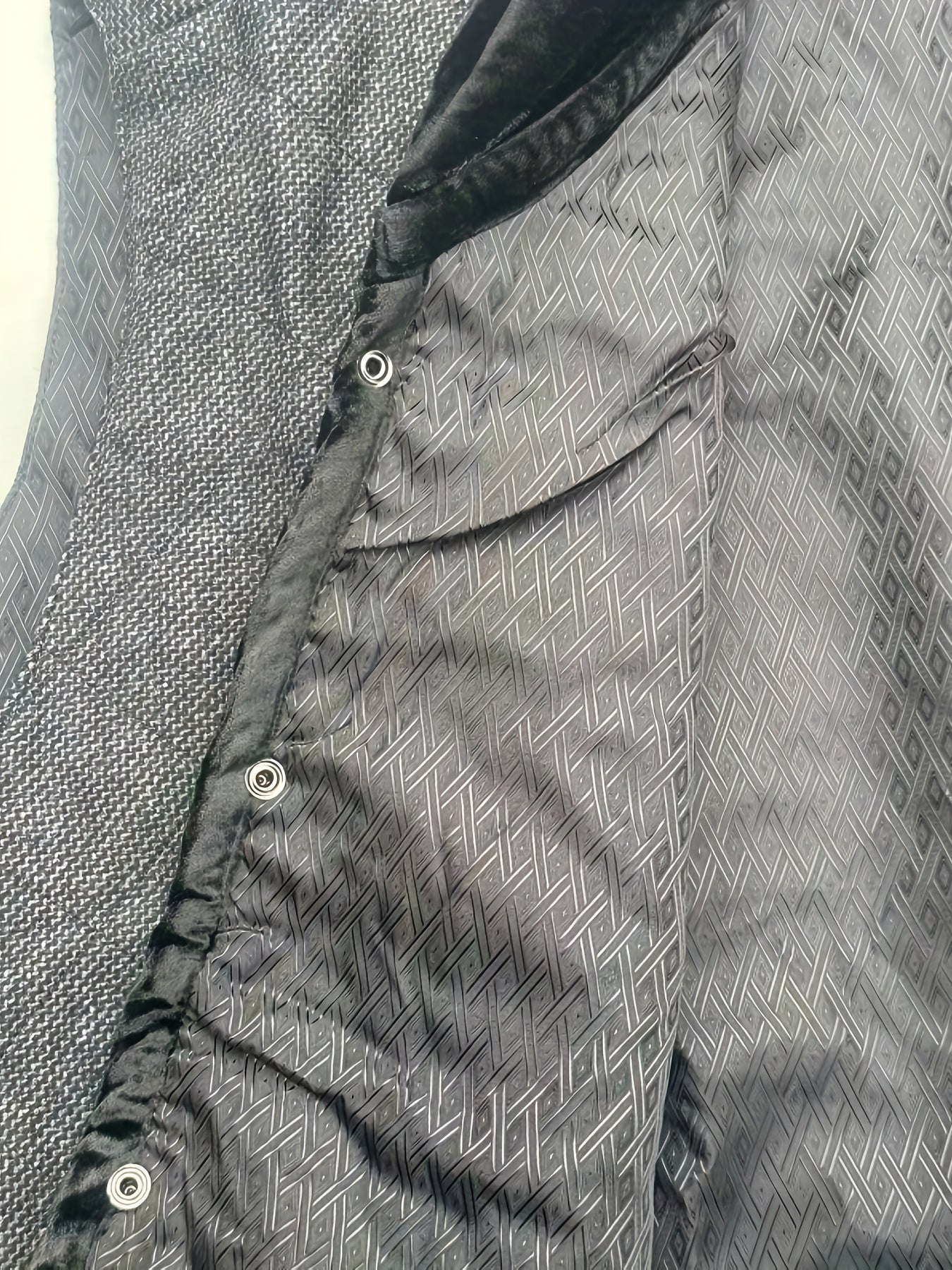 Men's Fleece-Blend Fleece Vest - Sleeveless, Stand Collar, Perfect for Parties & Weddings, PLUS SIZE