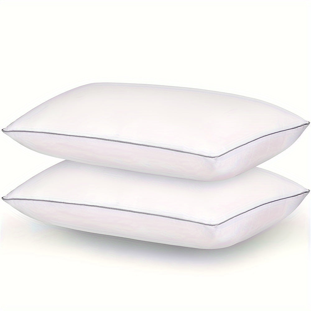 2/4pcs Luxury Gel Pillows - Cooling & Supportive, Soft Down Alternative, Ideal for All Sleep Positions, Breathable Polyester Cover, Machine Washable - Available in 3 Colors