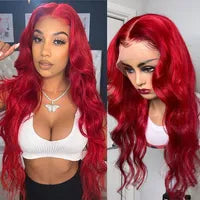 Perruque Pink full lace front wigs Transparent HD Lace Body Wave Wig natural hairline simulation human hair wigs for women