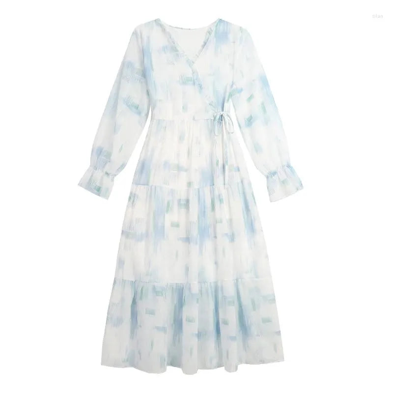 Casual Dresses Fairy Skirts in Excess of the Fairys Department Summer Female French Broken Beautiful Spring and Autumn Dress