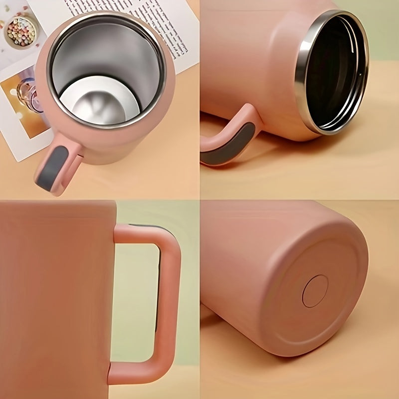 64oz Coffee Travel Mug Insulated Mug Large Capacity Car Mug Double Wall Stainless Ice Master Mug Steel Belt Handle