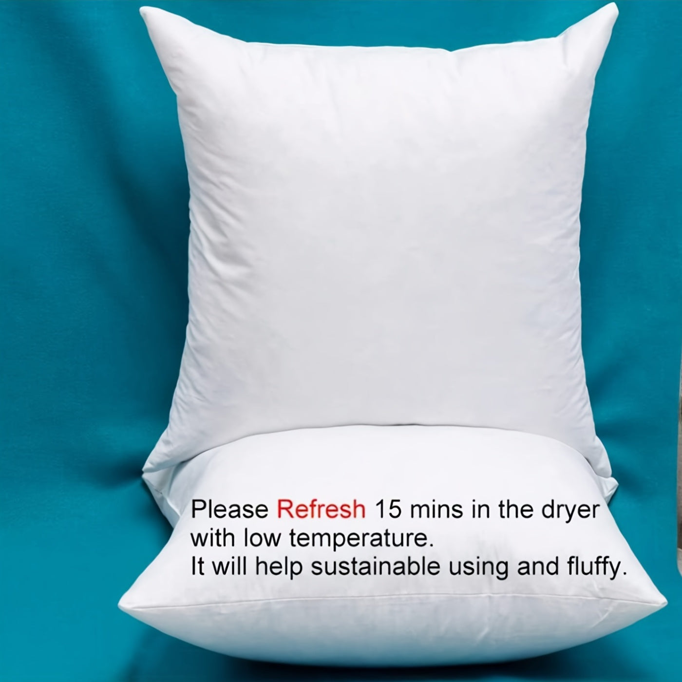 Multi-Purpose White Microfiber Pillow Inserts - Available in Various Sizes for Minimalist Home Decor