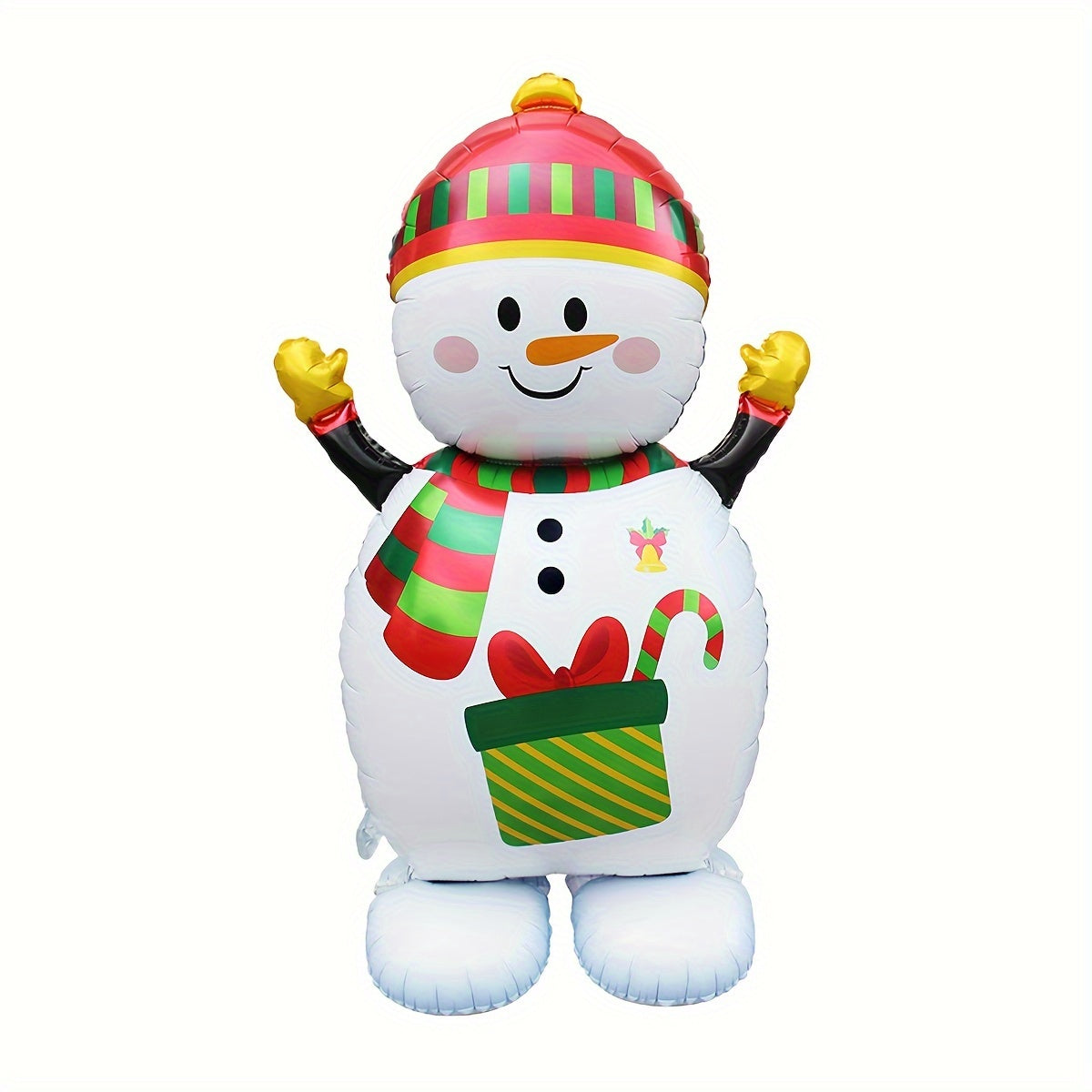 Jumbo 61" Santa Claus & Snowman Foil Balloons - Perfect for Christmas Party Decor, Home & Mall Holiday Displays