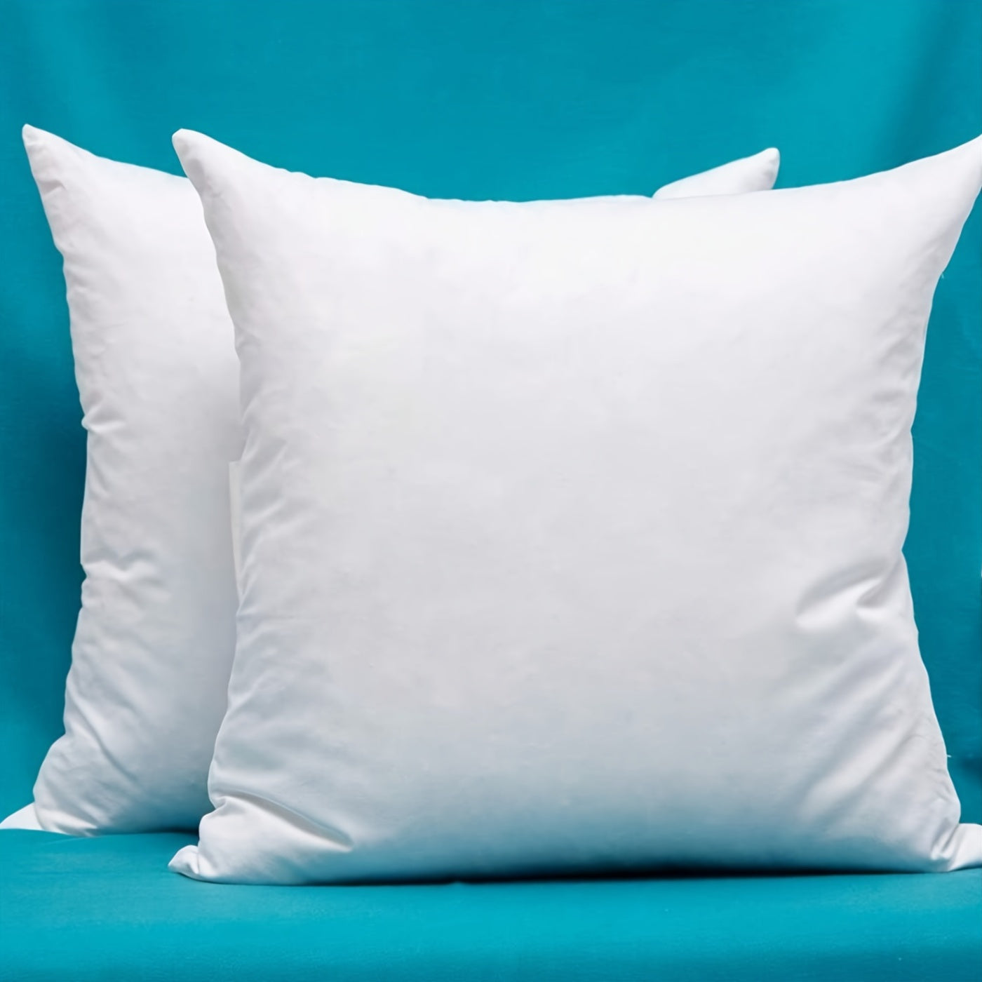 Multi-Purpose White Microfiber Pillow Inserts - Available in Various Sizes for Minimalist Home Decor