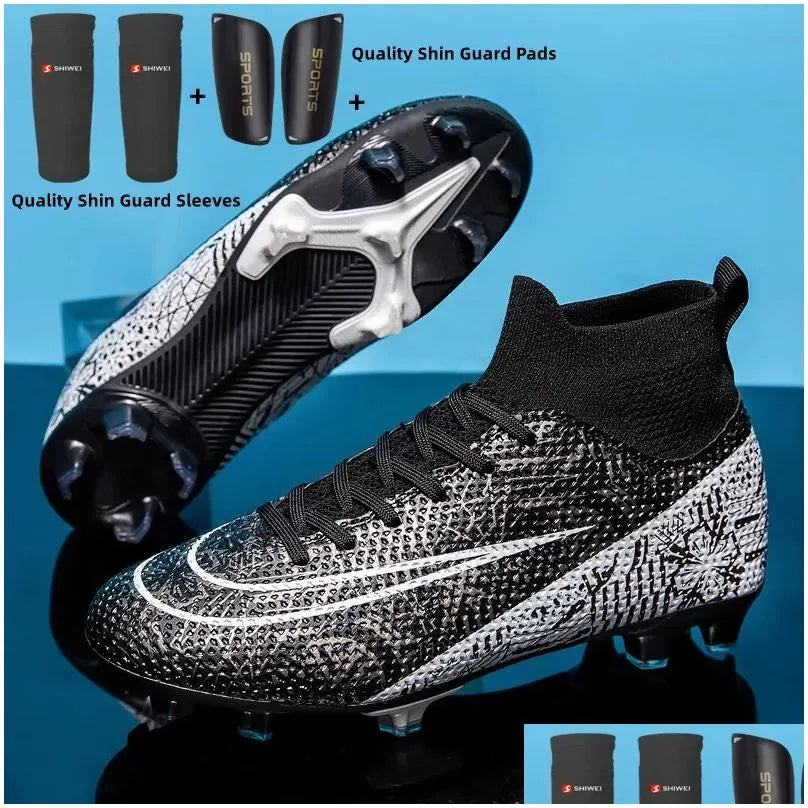 Soccer Shoes Quality Football For Men Cleats Children Original Boots Kids Uni Futsal 240607 Drop Delivery Accessories Sports Dhqzr