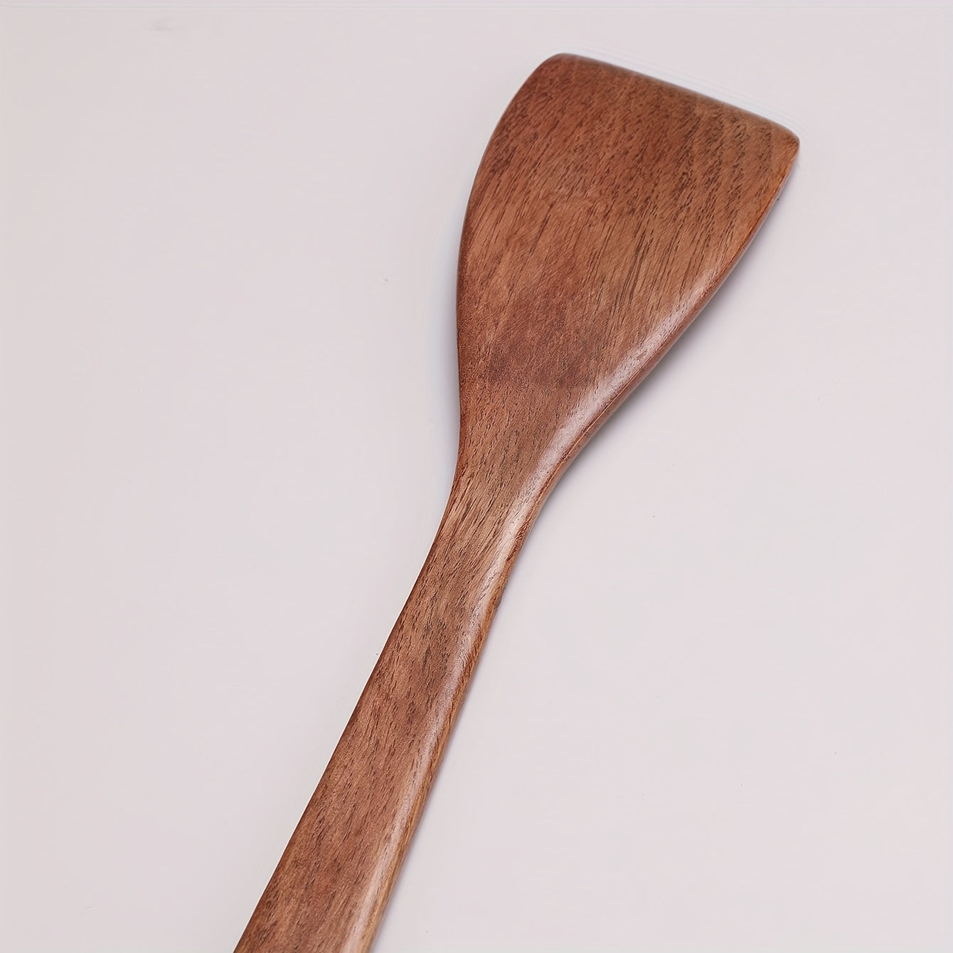 1pc Premium Wooden Solid Spatula - Ergonomic Non-Stick Turner for Easy Cooking, Durable Kitchen Utensil, Essential for Apartments, College Dorms, and Home Cooking - Perfect for Pancakes, Eggs, and Delicate Foods
