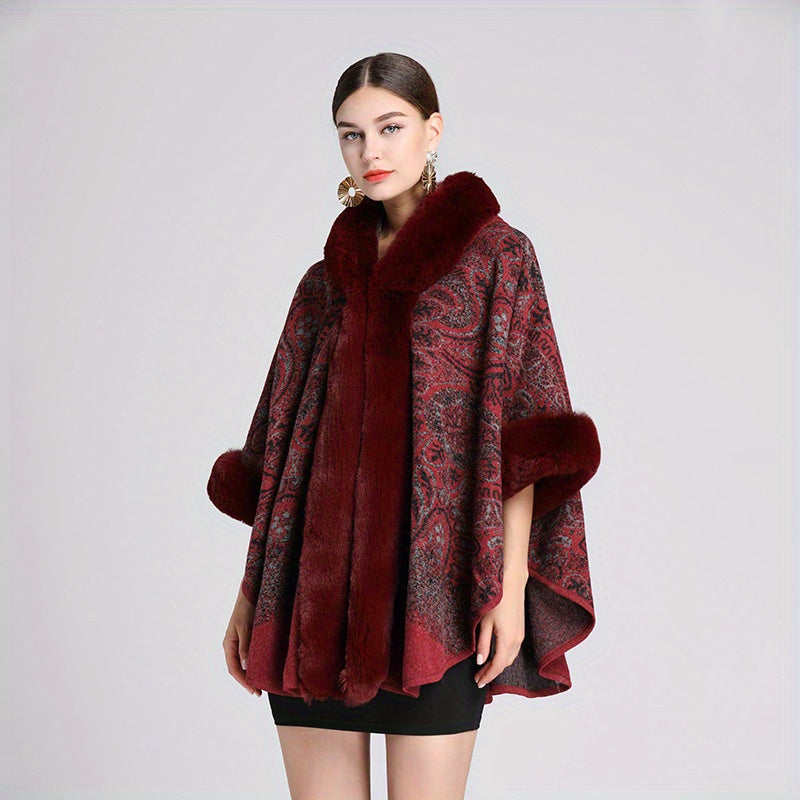 25.60"X64.96" Luxurious Imitation Rabbit Fur Shawl Scarf Collar - Soft, Warm, and Cozy Winter Cloak Wrap with Imitation Cashmere Feel - Perfect for Cold Weather, Outdoor Activities, and Fashion Statement