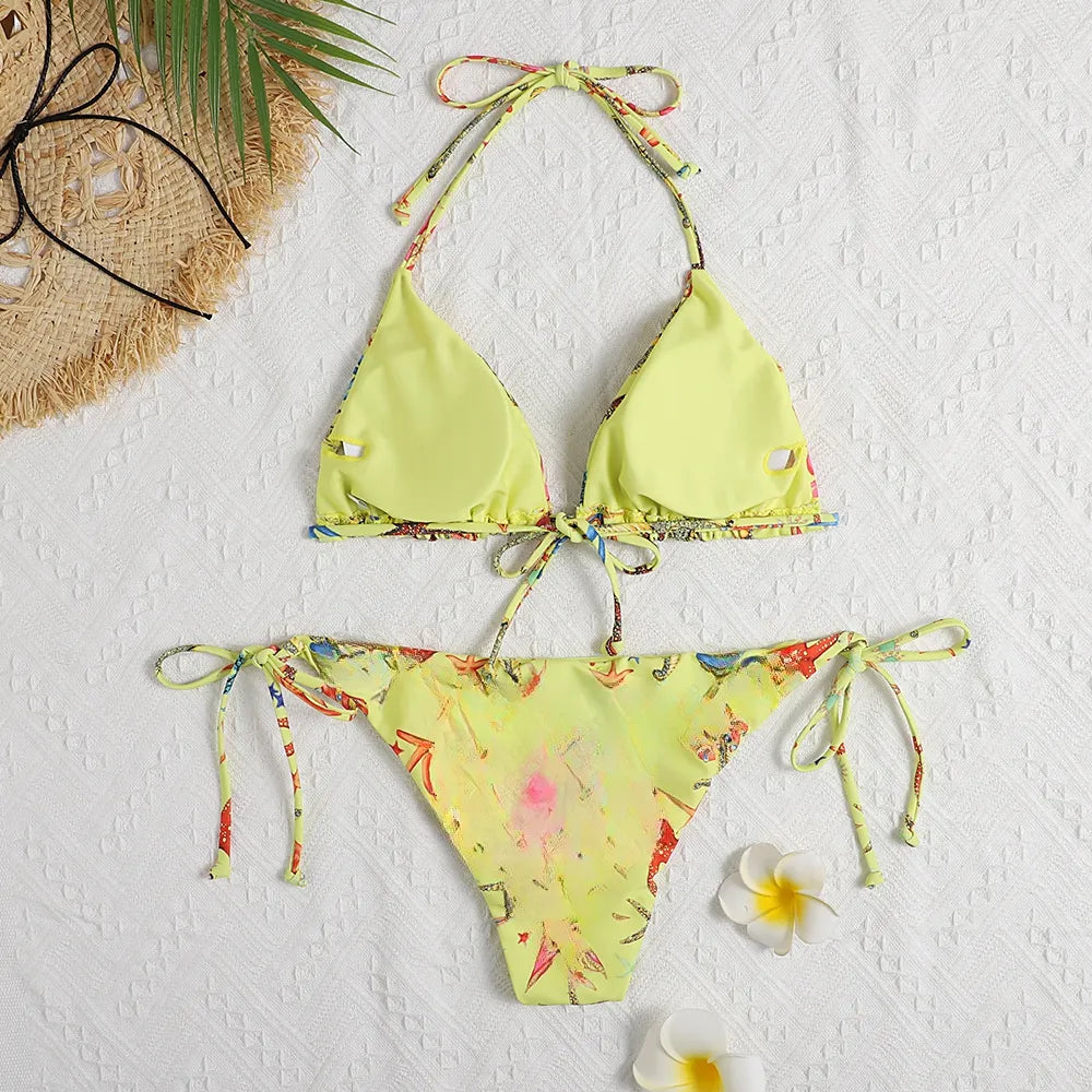 20 Styles Designer Swimsuit Bikini Luxury Swimwear Women Home Textile Swimsuits Fashion Swim Wear Polyester Color One Piece Sexy Grils 2 piece Swimming